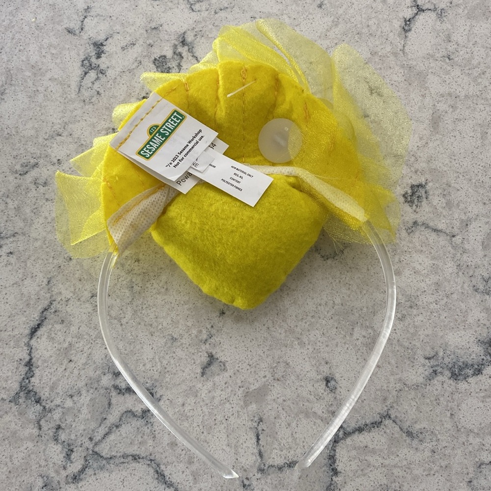 Big Bird Headband Costume For Ages 7 and up - Picture 2 of 3